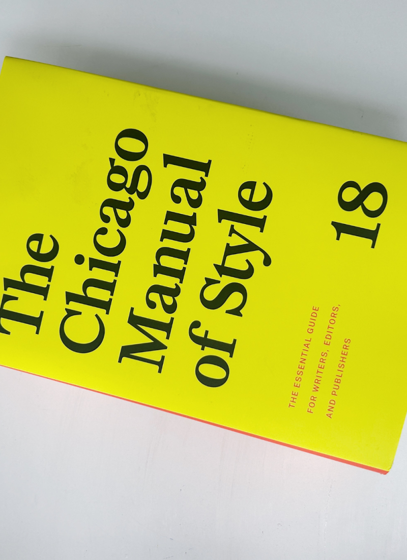 Changes in The Chicago Manual of Style, 18th Edition